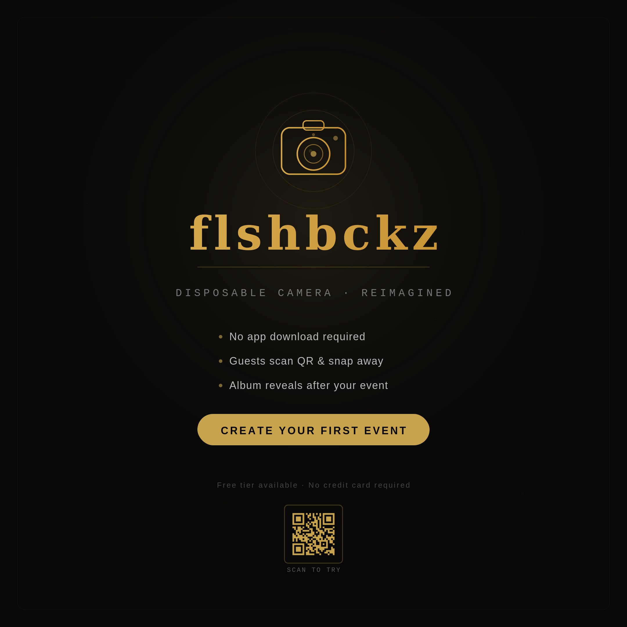 flshbckz — A Digital Disposable Camera for Your Wedding or Event